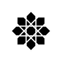 acht punt ster vorm voor logo, achtergrond, of grafisch ontwerp element. vector illustratie