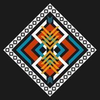 meetkundig etnisch patroon kunst. Amerikaans, Mexicaans stijl. achtergrond aztec tribal ornament. vector
