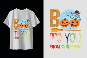 kinderen halloween t overhemd ontwerp vector