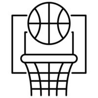doelwit icoon, basketbal thema vector
