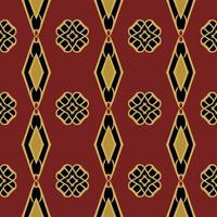 meetkundig naadloos patroon met tribal vorm geven aan. ontworpen in ikat, boho, azteeks, volk, motief, luxe Arabisch stijl. ideaal voor kleding stof kledingstuk, keramiek, behang. vector illustratie