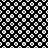 zwart-wit naadloze patroon textuur. grijswaarden sier grafisch ontwerp. mozaïek ornamenten. vector