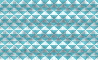 breien patroon vector, wit en blauw borduurwerk diagonaal achtergrond, driehoek eindeloos kunst vector