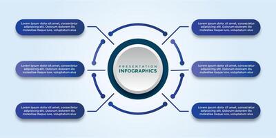 bewerkbare presentatie infographic sjabloon eps het dossier vector