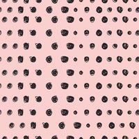 doodled dots naadloos patroon vector
