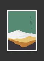 abstracte bergschildering, abstracte achtergrond, premium vector