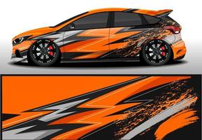 auto sticker wrap ontwerp vector. abstracte streep racen voor livery, voertuig, rally, race, auto. vector