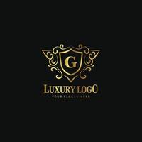 luxe logo sjabloon. geschikt voor hotel logo, markt logo, mode logo, toevlucht logo, boetiek, bruiloft, enz vector