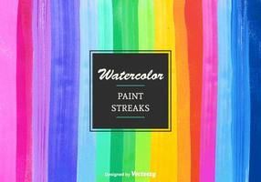 Gratis Vector Waterverf Verf Streaks