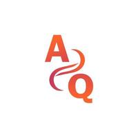 aq helling logo voor uw bedrijf vector