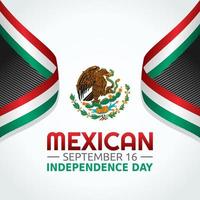 vector grafisch van Mexicaans onafhankelijkheid dag mooi zo voor Mexicaans onafhankelijkheid dag viering. vlak ontwerp. folder ontwerp.plat illustratie.