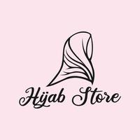 muslimah hijab logo symbool sjabloon vector