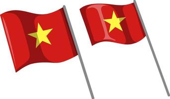 Vietnam vlag met pool vector