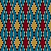 kleurrijk naadloos patroon met tribal vorm geven aan. ontworpen in ikat, boho, azteeks, volk, motief, luxe Arabisch stijl. ideaal voor kleding stof kledingstuk, keramiek, behang. vector illustratie