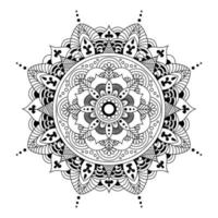 creatief luxe van mandala lijn kunst vector