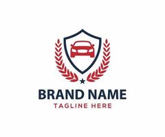 luxe auto logo. auto logo ontwerp sjabloon vector