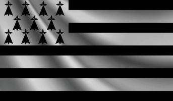 Bretagne vlag golvend achtergrond voor patriottisch en nationaal ontwerp vector