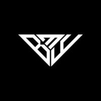 bmy brief logo creatief ontwerp met vector grafisch, bmy gemakkelijk en modern logo in driehoek vorm geven aan.
