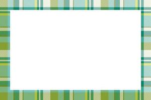 wijnoogst kader vector. Schots grens patroon retro stijl. Schotse ruit plaid ornament. vector