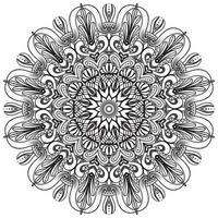 mandala vormen gemakkelijk voor kleur vector mandala bloem oosters bloem patroon illustratie