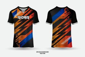 futuristische abstract Jersey geschikt voor racen, voetbal, gamen, motorcross, gamen, wielersport. vector