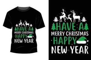 kerst t-shirt ontwerp vector