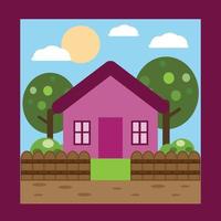 cartoon huis illustratie vector