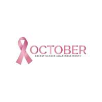 borst kanker oktober bewustzijn maand campagne ontwerp. vector illustratie geïsoleerd Aan wit achtergrond. borst kanker bewustzijn programma vector sjabloon ontwerp.