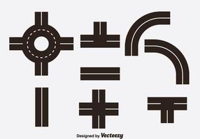 Vector pictogrammen weg