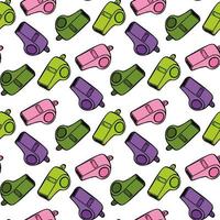 naadloos patroon met groente, paars en roze fluiten Aan wit achtergrond. vector afbeelding.