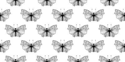 abstract modern vlinder stijl voor behang ontwerp. modieus Japans banier met zwart modern vlinder stijl. vector