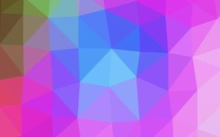 licht veelkleurig, regenboog vector driehoek mozaïek sjabloon.