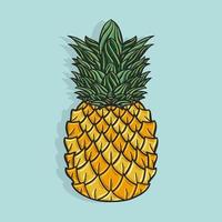 ananas vectorillustratie vector