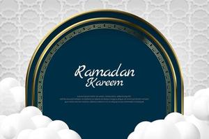 luxe Islamitisch decoratief achtergrond met arabesk patroon vector illustratie