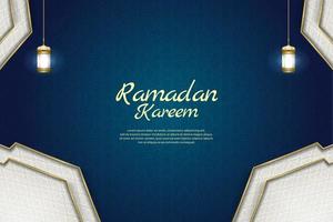 luxe Islamitisch decoratief achtergrond met arabesk patroon vector illustratie