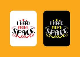 creatief typografie sticker t-shirt ontwerp premie vector sjabloon