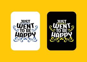 creatief typografie sticker t-shirt ontwerp premie vector sjabloon