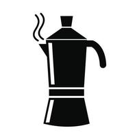 koffie gekookt pot icoon vector ontwerp
