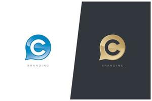 c brief logo vector concept icoon handelsmerk. universeel c logotype merk