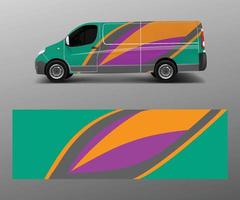 grafisch abstract Golf ontwerpen voor inpakken voertuig, ras auto, branding auto. plukken omhoog vrachtauto en lading busje auto inpakken ontwerp vector. vector