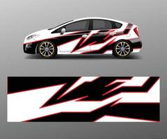 sport auto racing inpakken ontwerp. vector ontwerp sjabloon ontwerp vector