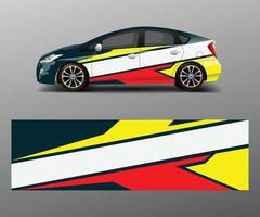 auto sticker vector, grafisch abstract racing ontwerpen voor voertuig sticker vinyl inpakken vector