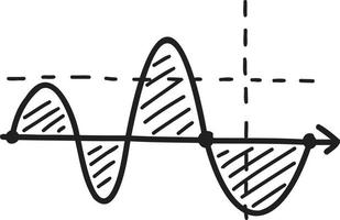 hand- getrokken diagram illustratie vector