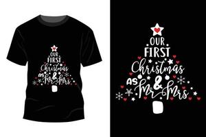 kerst t-shirt ontwerp vector