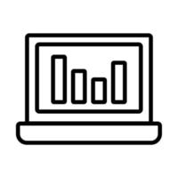 illustratie vectorafbeelding van analytics, bar, grafiek icon vector