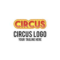 circus logo ontwerp modern concept vector