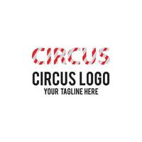 circus logo ontwerp modern concept vector