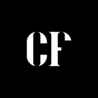 vgl c f brief logo ontwerp. eerste brief vgl hoofdletters monogram logo wit kleur. vgl logo, c f ontwerp. vgl, c f vector