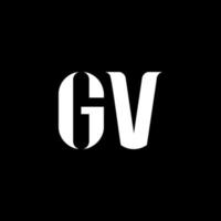 gv g v brief logo ontwerp. eerste brief gv hoofdletters monogram logo wit kleur. gv logo, g v ontwerp. gv, g v vector