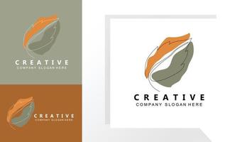 blad logo ontwerp, vector met andere stijlen, illustratie reeks verzameling van blad types